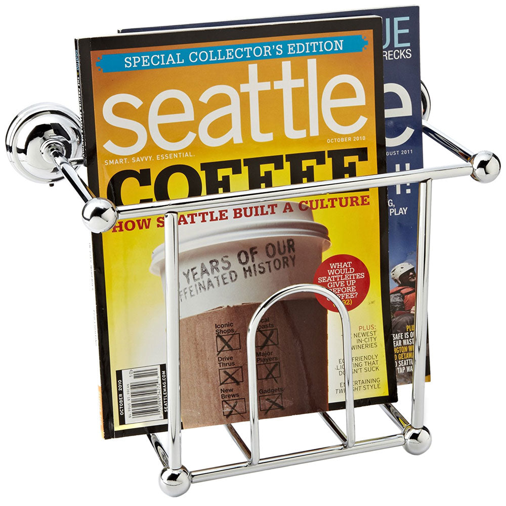 Chrome Magazine Rack