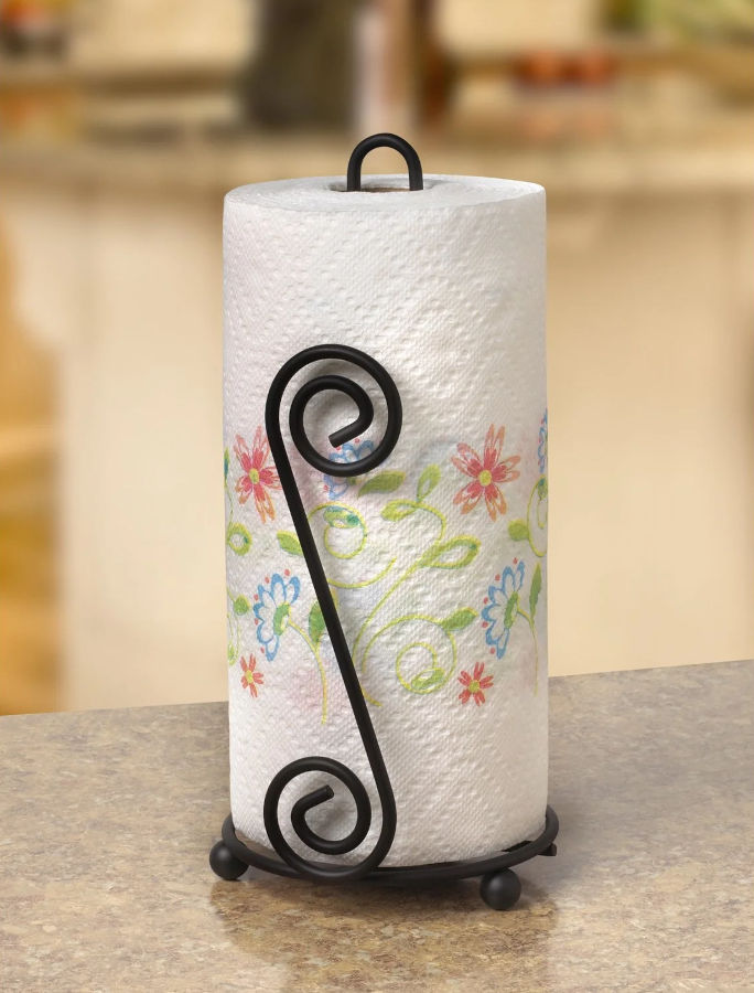 Scroll Paper Towel Holder