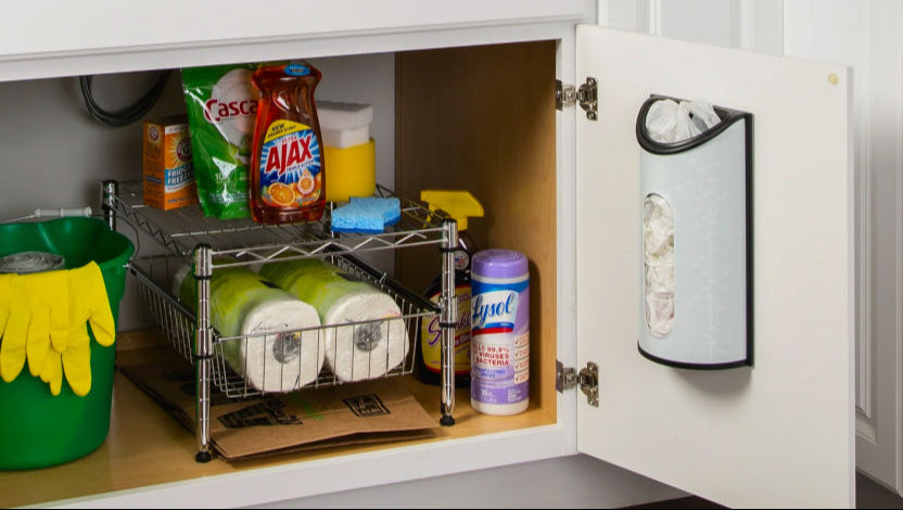 Stainless Steel Grocery Bag Holder