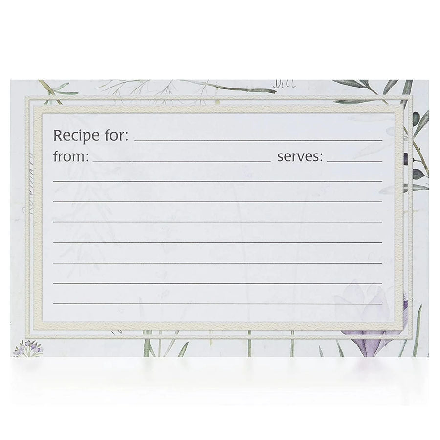 Botanical Treasures Recipe Card Refill Pack