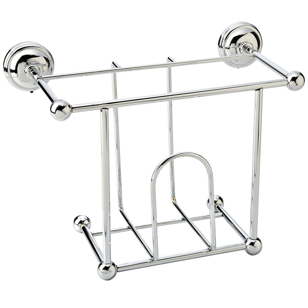 Chrome Magazine Rack