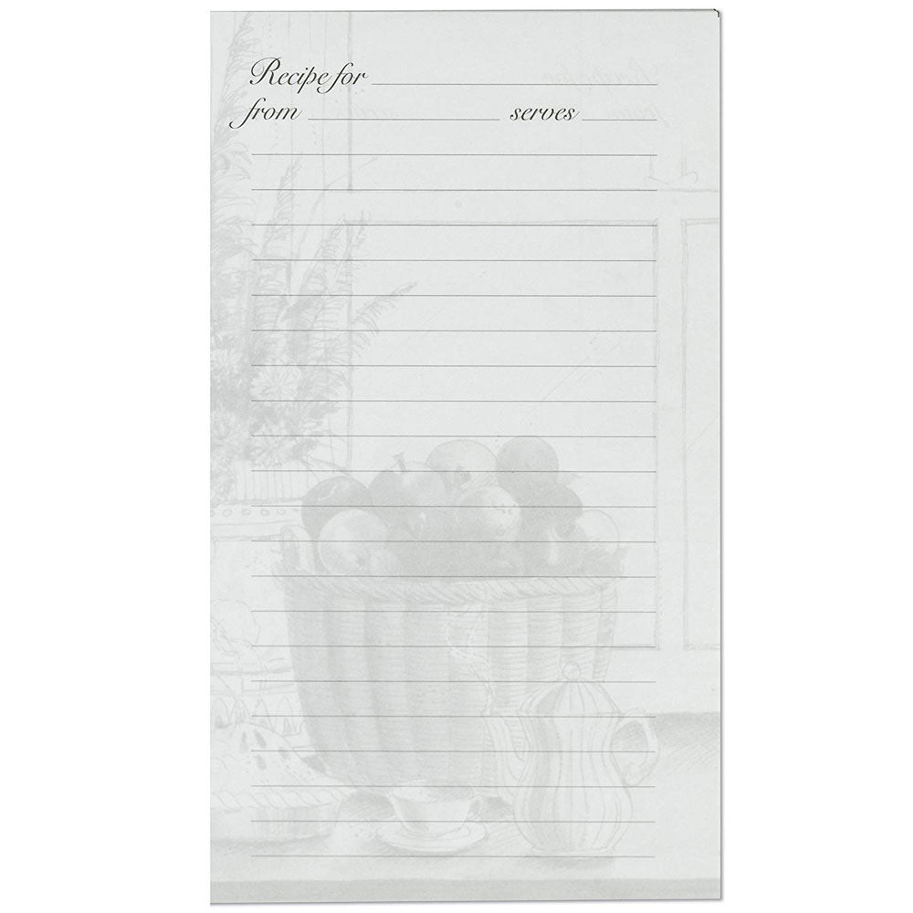 Lined Recipe Pages